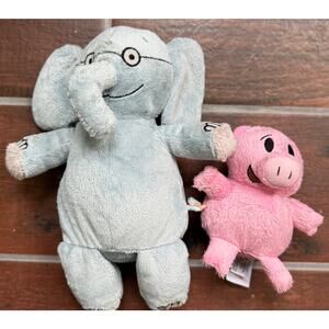 2007 Yottoy Elephant 10" & Piggie 6" Soft Plush